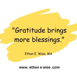 Gratitude Brings More Blessings