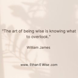 The art of being wise is ..