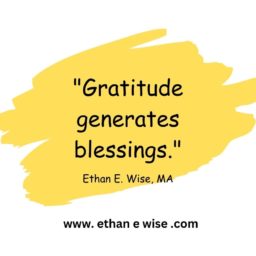 Gratitude Generates Blessings